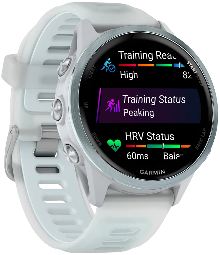 Смарт-часы Garmin Forerunner 570 42MM Whitestone/Cloud Blue (010-02970-01) фото 