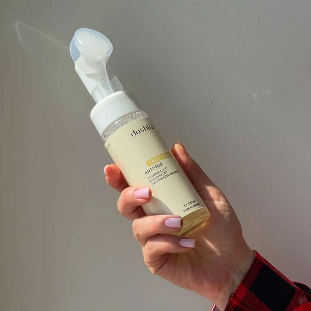 Пінка для вмивання Dushka Антивікова 170 млфото3