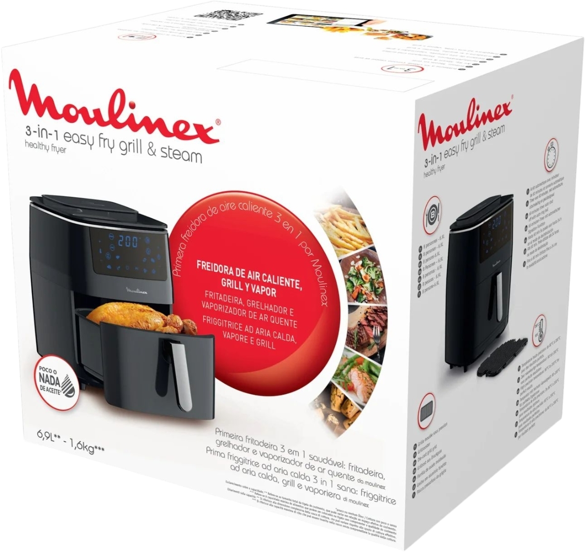 Мультипіч Moulinex EasyFry Grill&amp;Steam AL201810фото