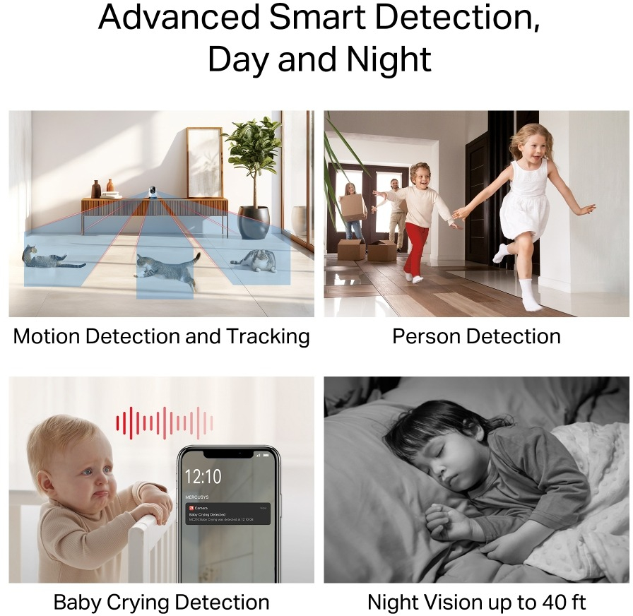 IP-Камера MERCUSYS MC200 FHD N300 (MC200)фото4