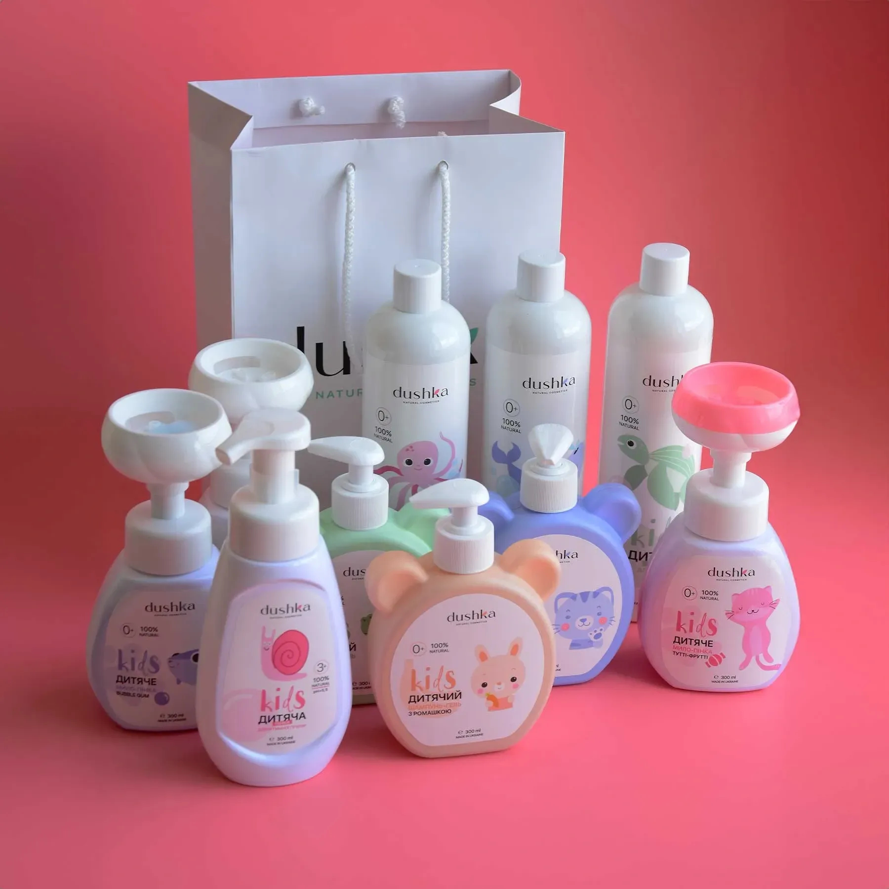 Шампунь-гель Dushka Алое вера Дитячий 300 млфото