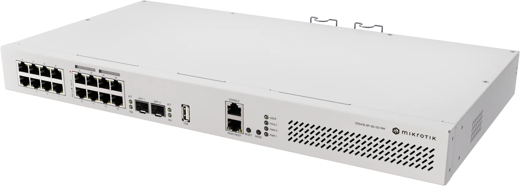 Коммутатор MikroTik Cloud Router Switch CRS418-8P-8G-2S+RM (CRS418-8P-8G-2S+RM) фото 2