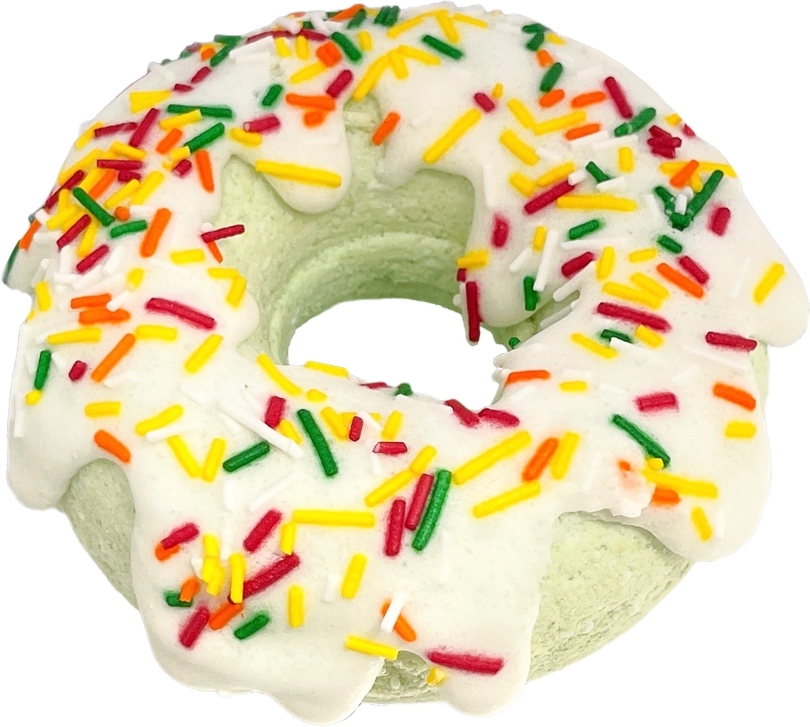 Бомбочка-пончик для ванны Dushka Арбуз 150 г фото 2