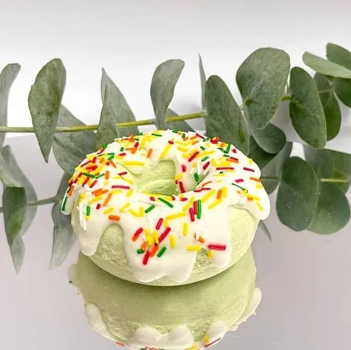 Бомбочка-пончик для ванны Dushka Арбуз 150 г фото 3