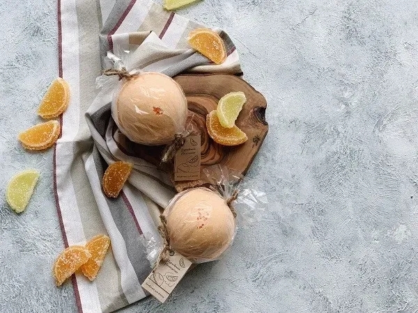 Бомбочка для ванны Dushka Взрывной апельсин Big 220 г фото 2