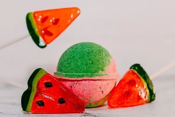 Бомбочка для ванны Dushka Сочный арбуз Little 120 г фото 2