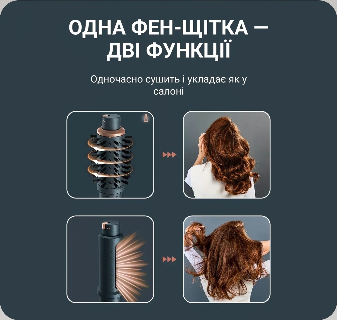 Фен-щітка Rowenta Air Rotate UB9920E0фото