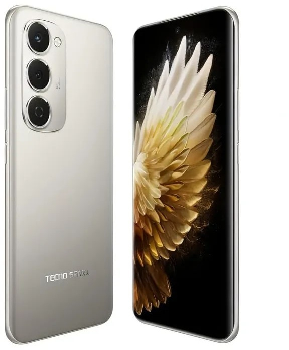 Смартфон TECNO Spark 40 PRO+ (KM7) 6.78" 8/256ГБ, 2SIM, 5200мА•год, Moon Titaniumфото