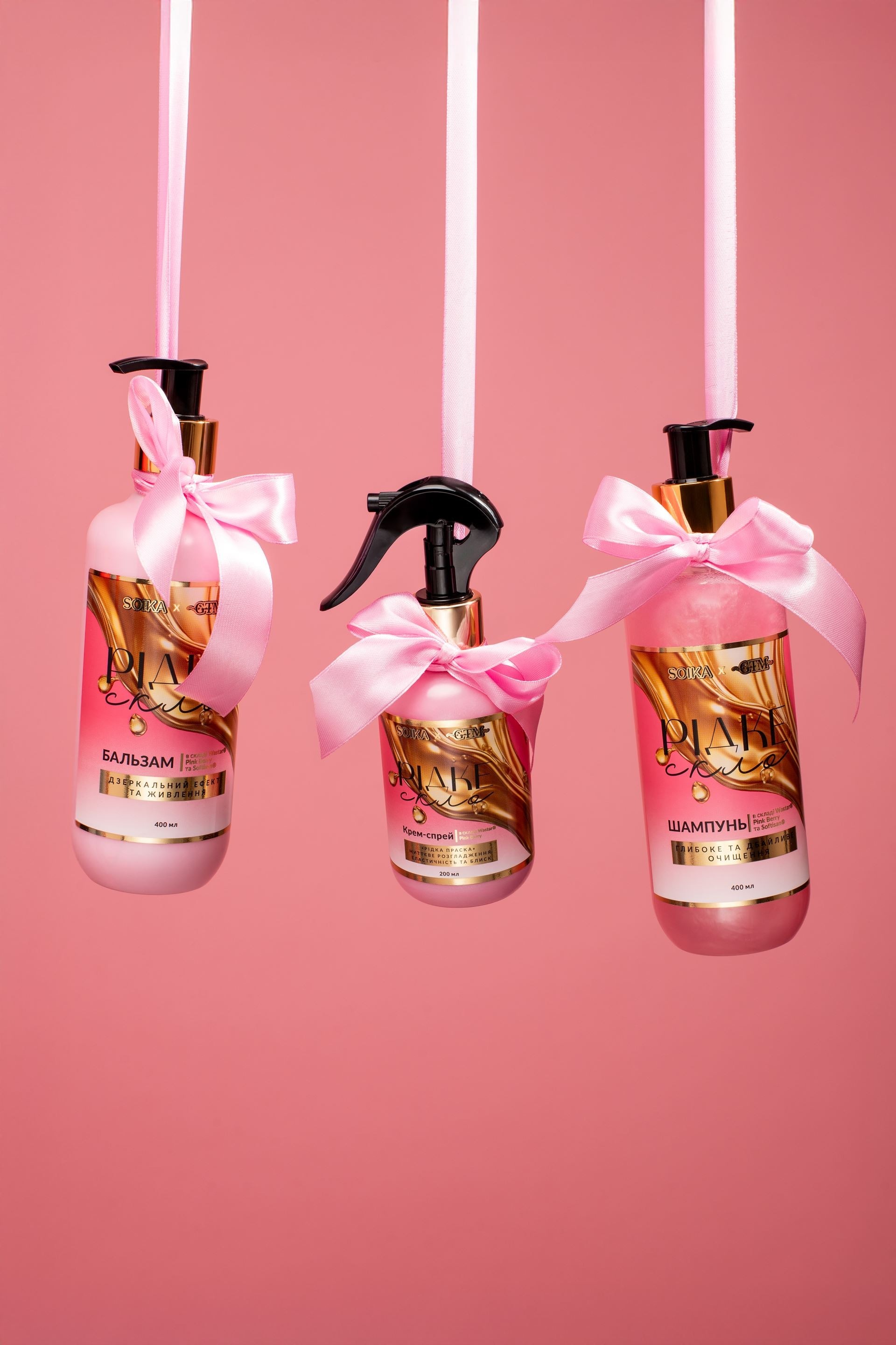 Бальзам для волос Soika x GTM Жидкое Стекло Зеркальный эффект и питание 400 мл фото 