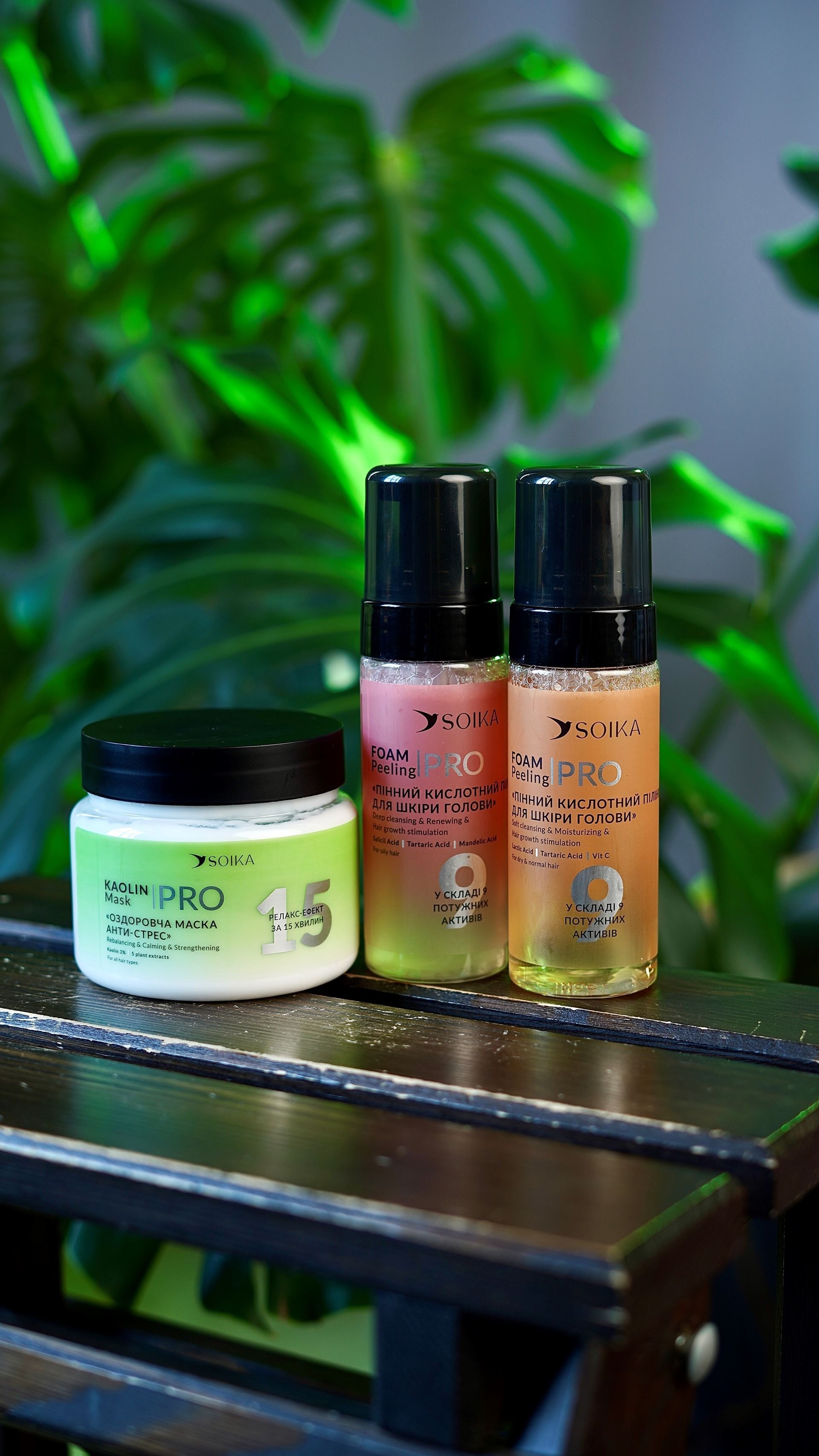 Пілінг Soika Pro для шкіри голови пінний Глибоке очищення та оновлення із саліциловою кислотою 150 млфото