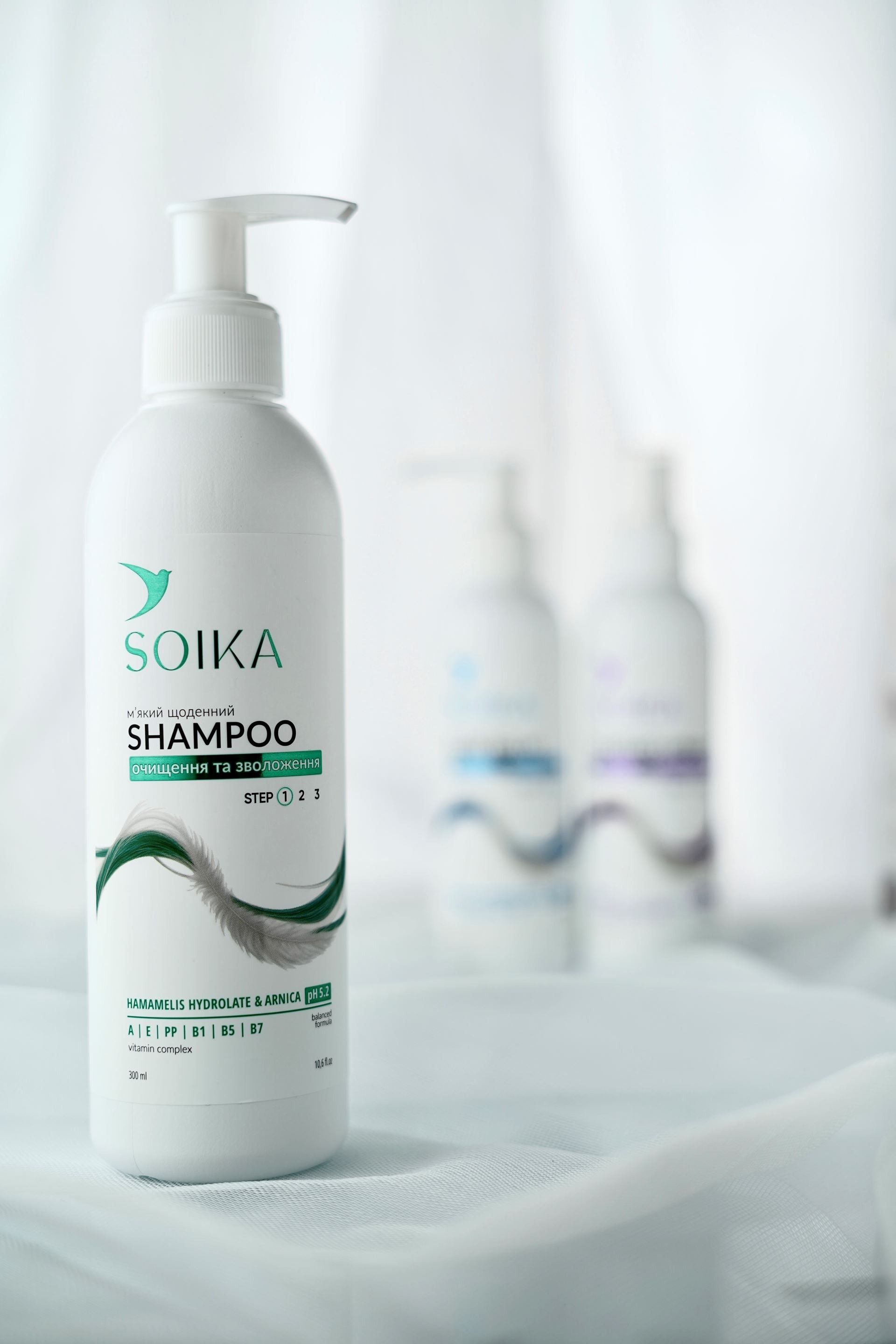 Шампунь Soika щоденний м'який Очищення та зволоження 300 млфото2