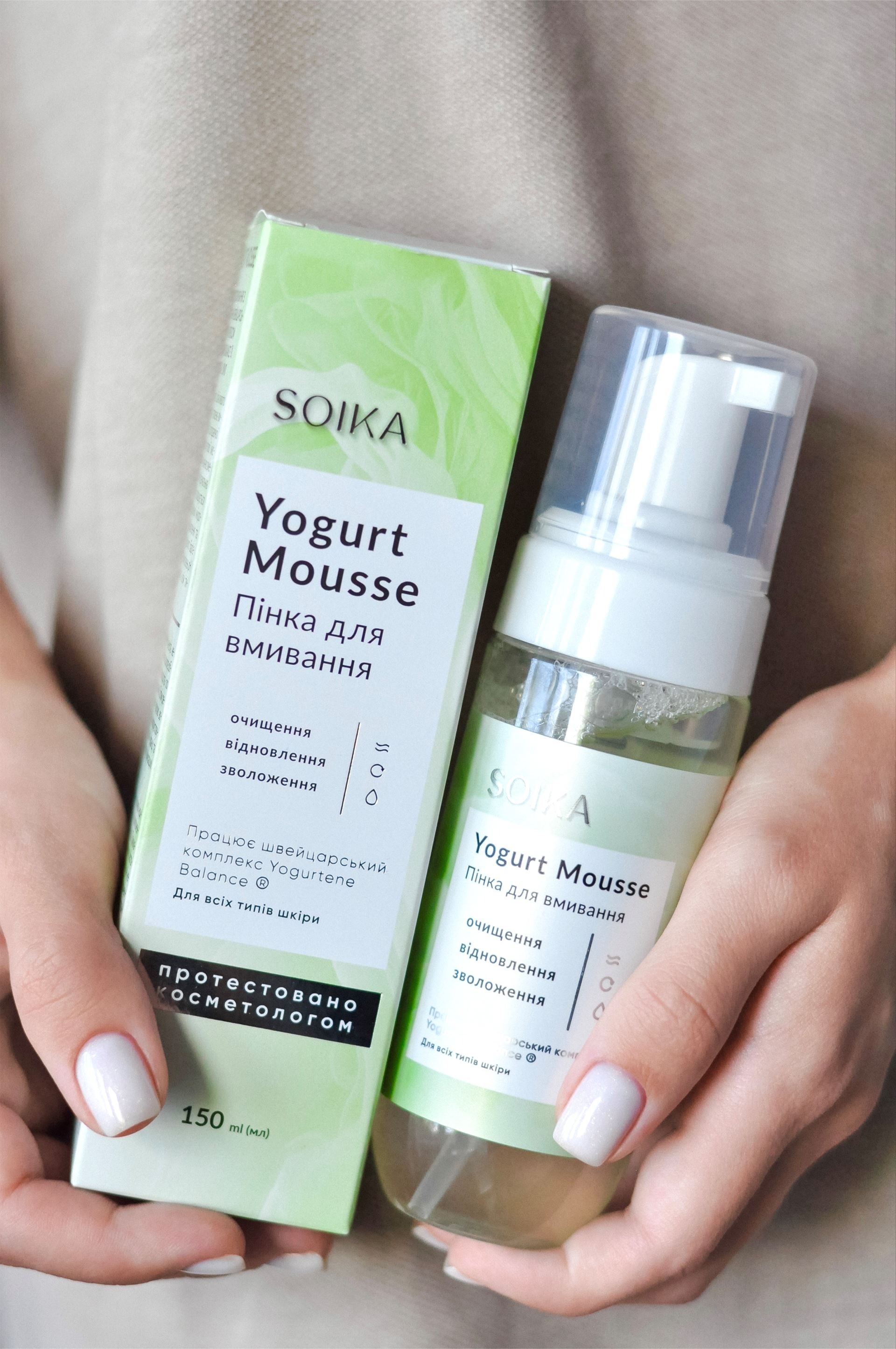 Пінка для вмивання Soika з пребіотичним комплексом Yogurtene Balance 150 млфото3