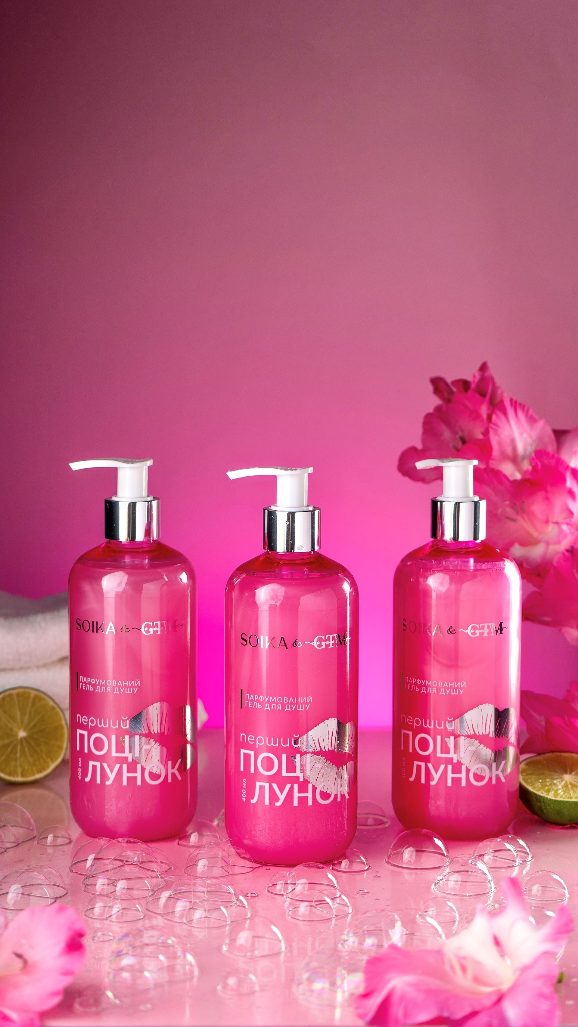Гель для душа Soika & GTM парфюмированный Первый поцелуй 400 мл фото 8