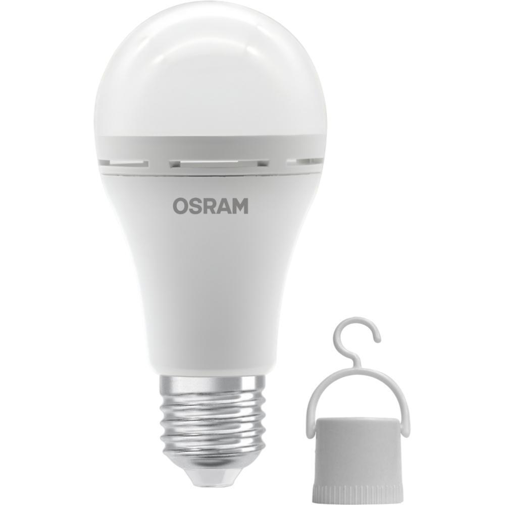 Лампа акумуляторна Osram LED A60 8Вт 806Лм 4000К E27 (4099854190131)фото2