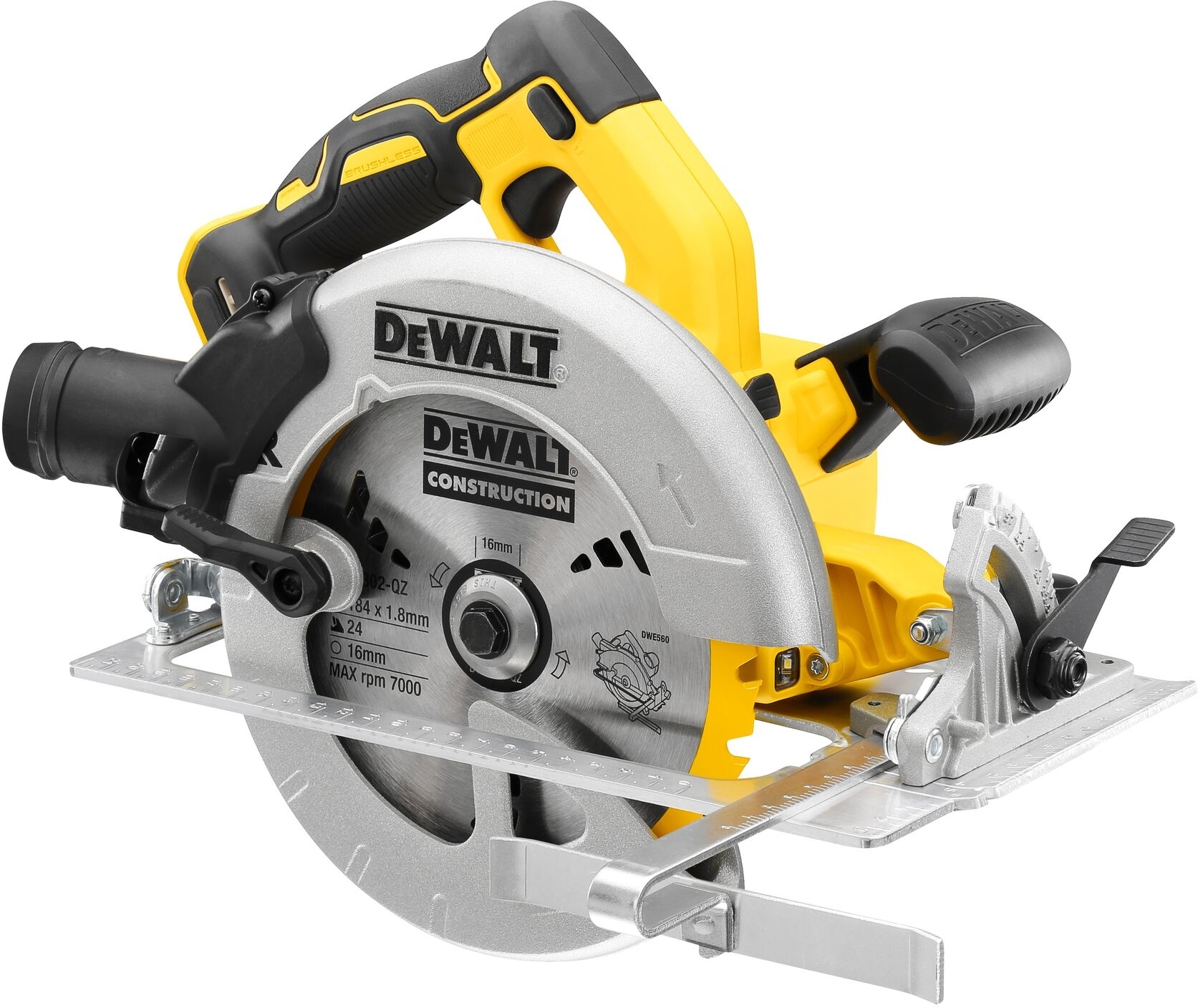 Пила дискова акумуляторна DeWalt 18В XR (без АКБ та ЗП), (DCS570N)фото