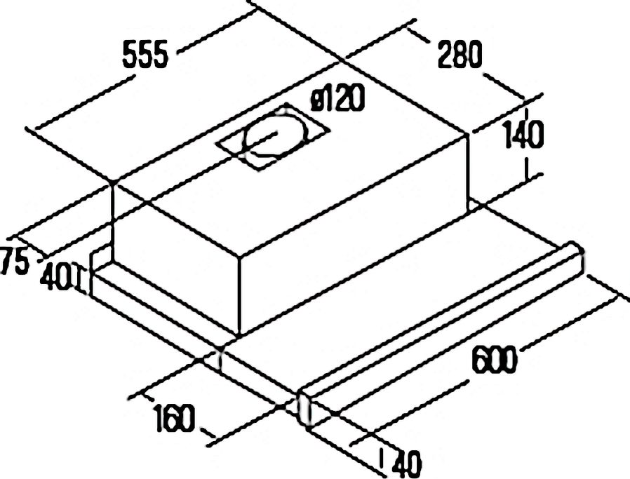 Встраиваемая вытяжка Cata TFK 6005 WH (02034505) фото 2
