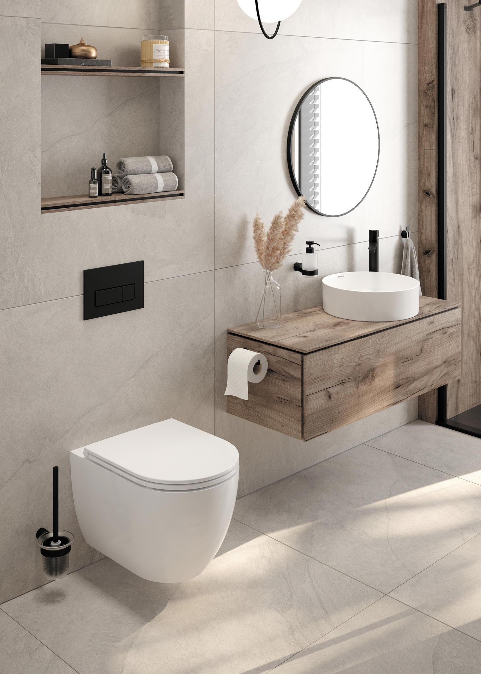 Комплект Grohe Mega Bundle унитаз с инсталляцией, раковина со смесителем и душевая система (38555MBK) фото 31