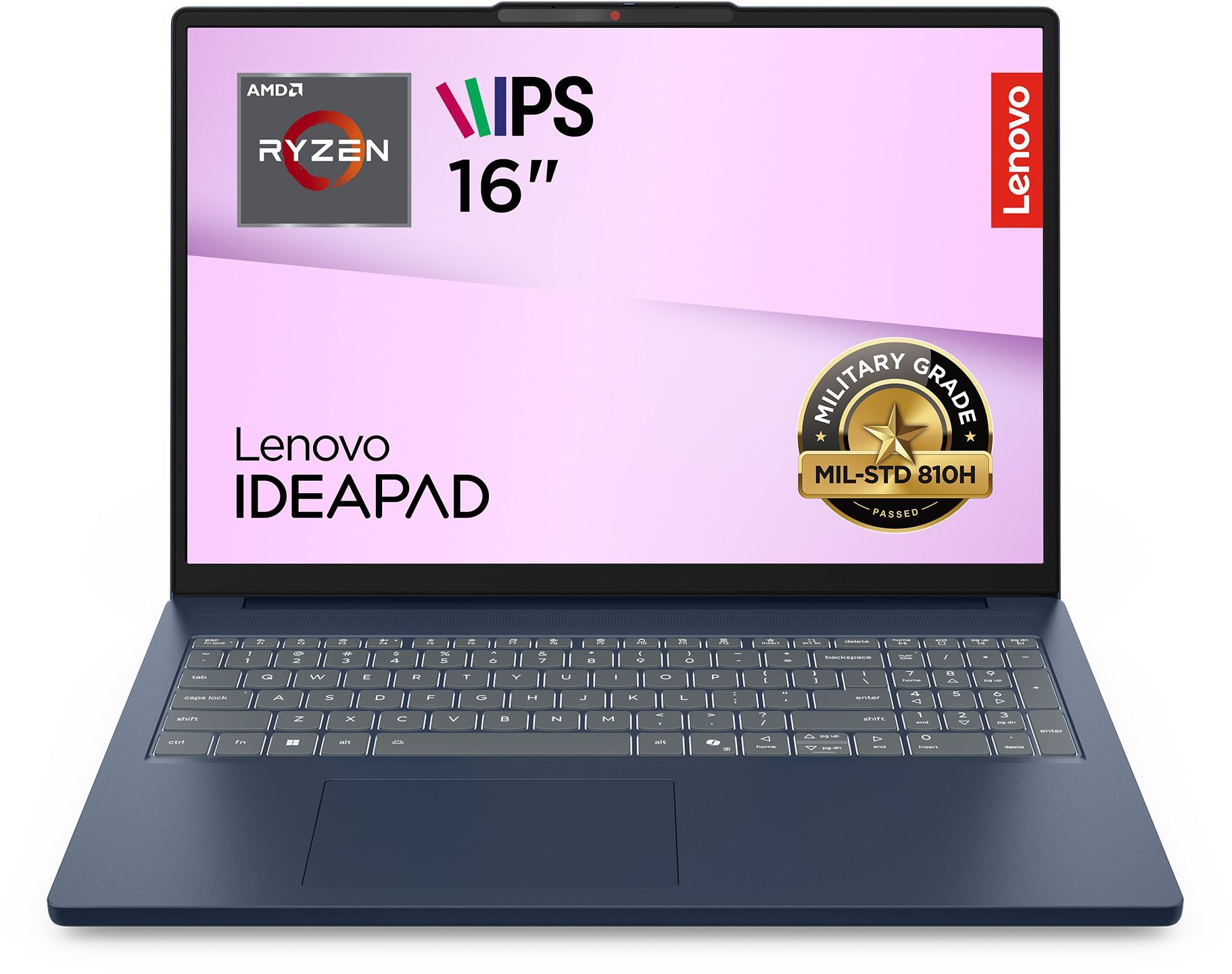 Ноутбук LENOVO IdeaPad Slim 3 16ARP10 Cosmic Blue (83K8006LRA)фото2