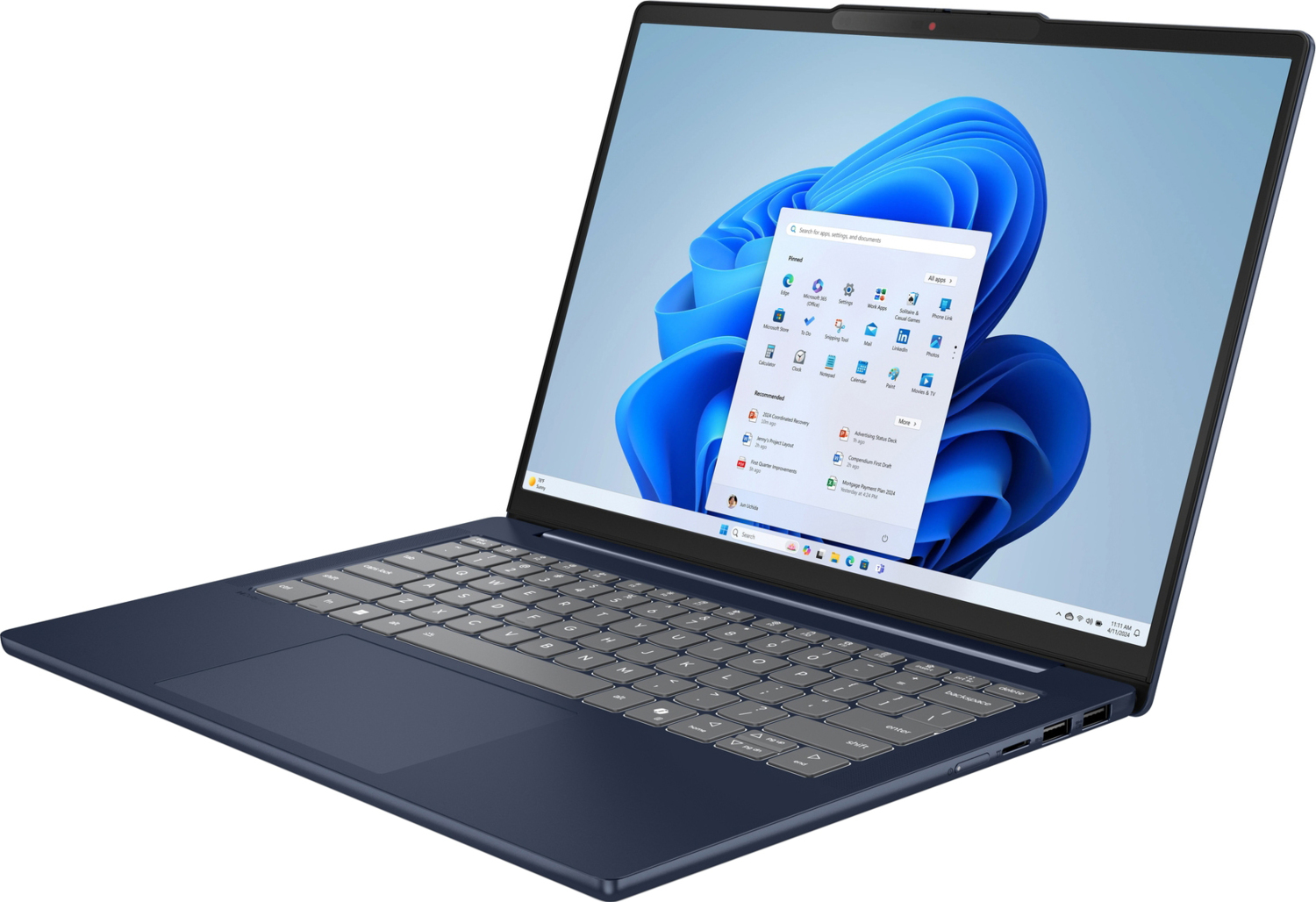 Ноутбук LENOVO IdeaPad Slim 5 14IRH10 Cosmic Blue (83HR00BMRA) фото