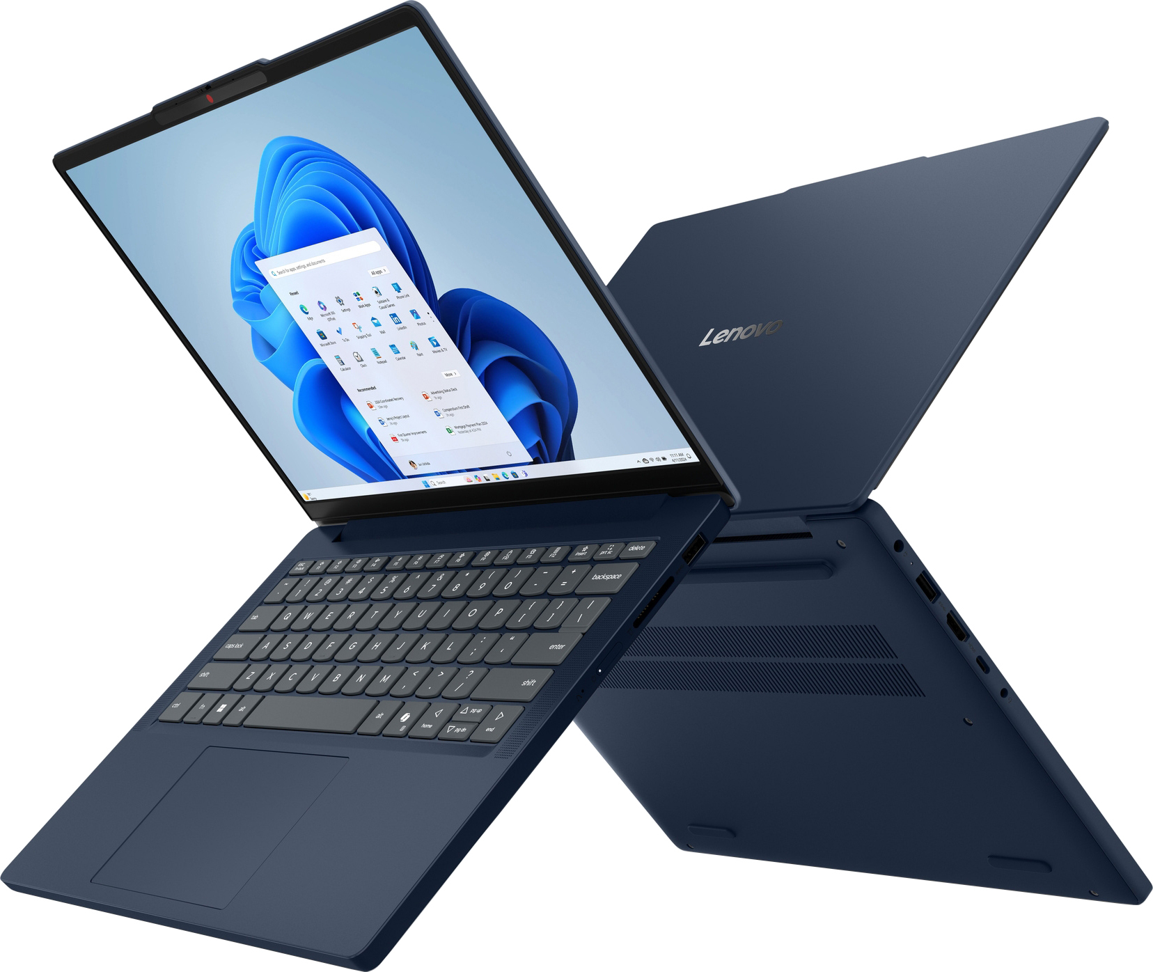 Ноутбук LENOVO IdeaPad Slim 3 14IRH10 Cosmic Blue (83K000AJRA)фото16