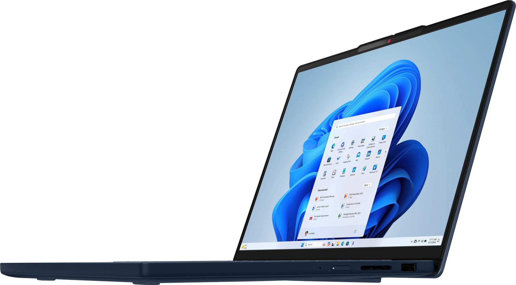 Ноутбук LENOVO IdeaPad Slim 3 14IRH10 Cosmic Blue (83K000AJRA)фото14