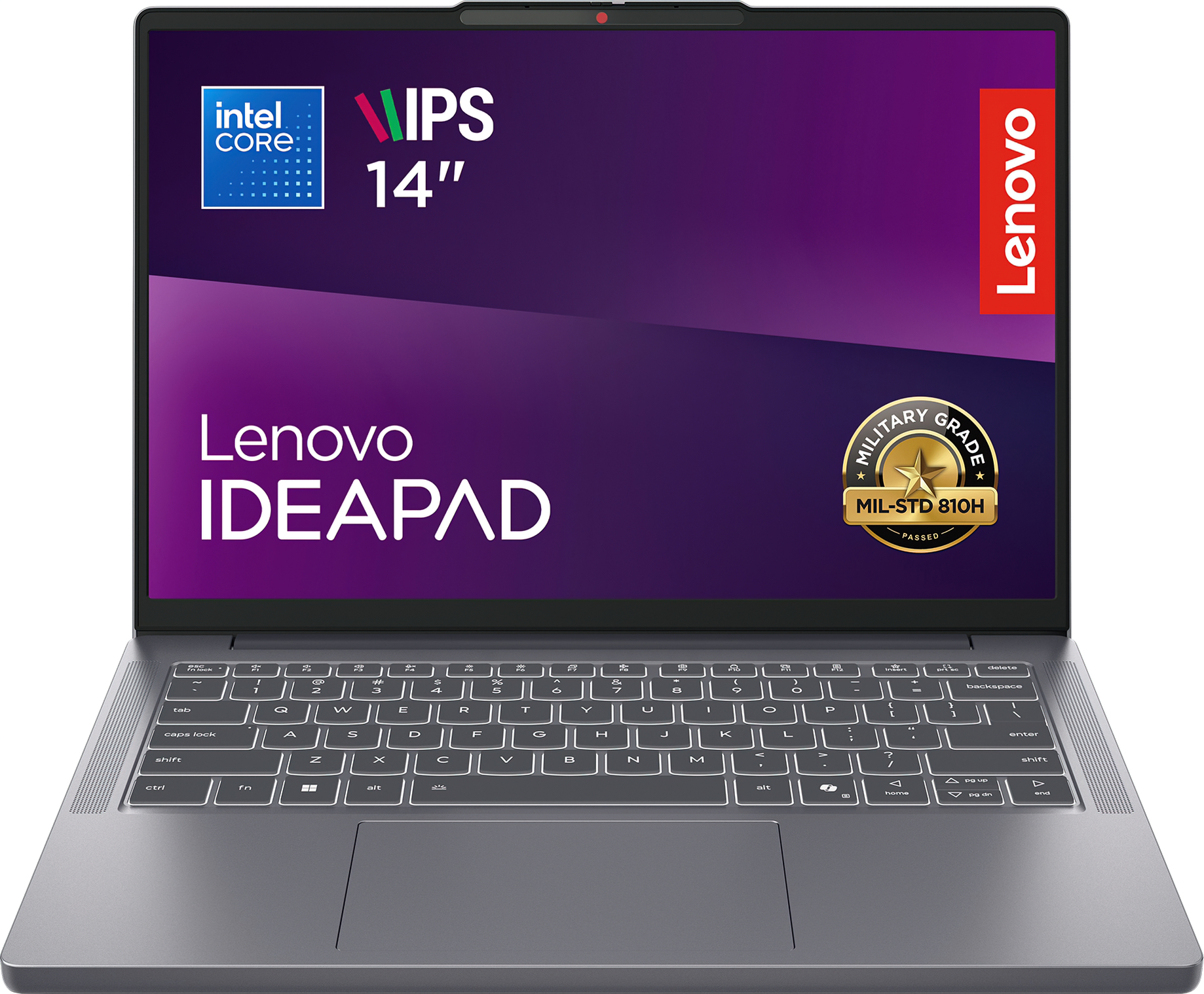 Ноутбук LENOVO IdeaPad Slim 3 14IRH10 Luna Grey (83K000CRRA)фото2