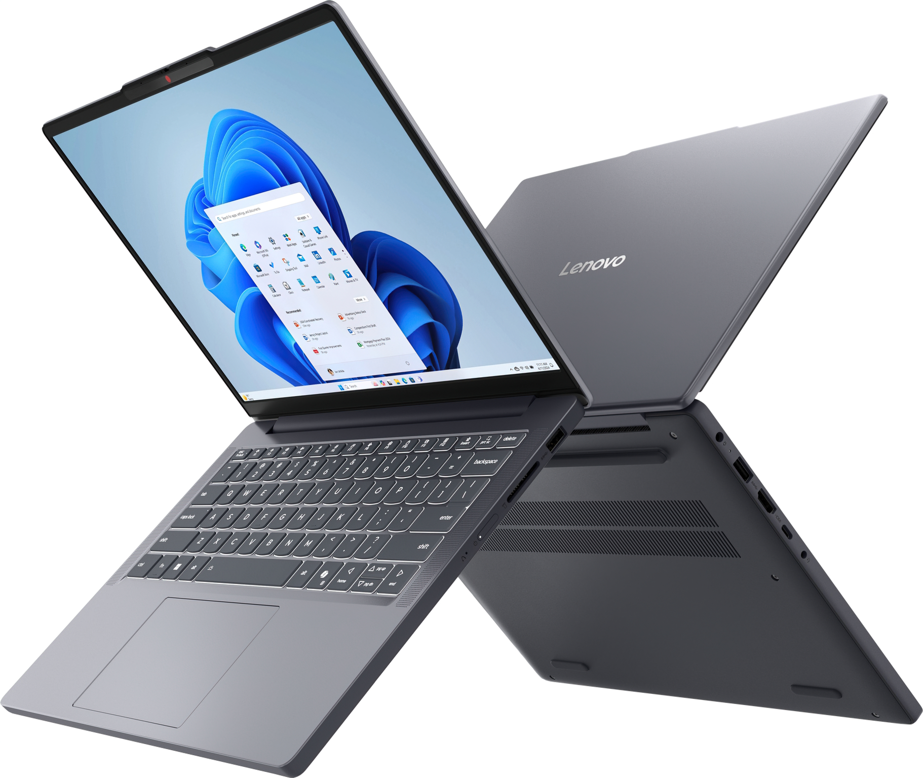 Ноутбук LENOVO IdeaPad Slim 3 14IRH10 Luna Grey (83K000CRRA)фото16