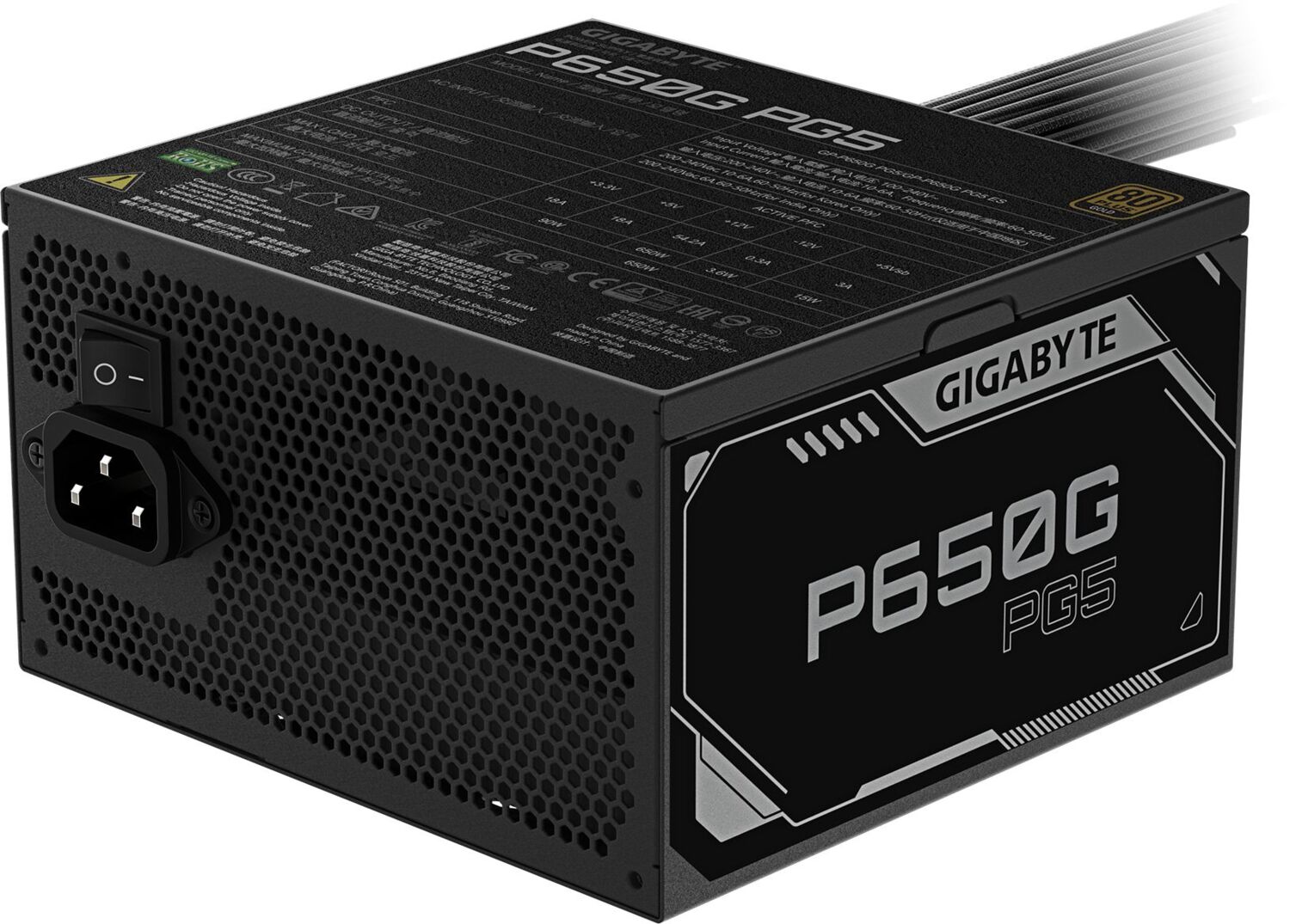 Блок живлення GIGABYTE GP-P650G PG5 650W (GP-P650G_PG5)фото