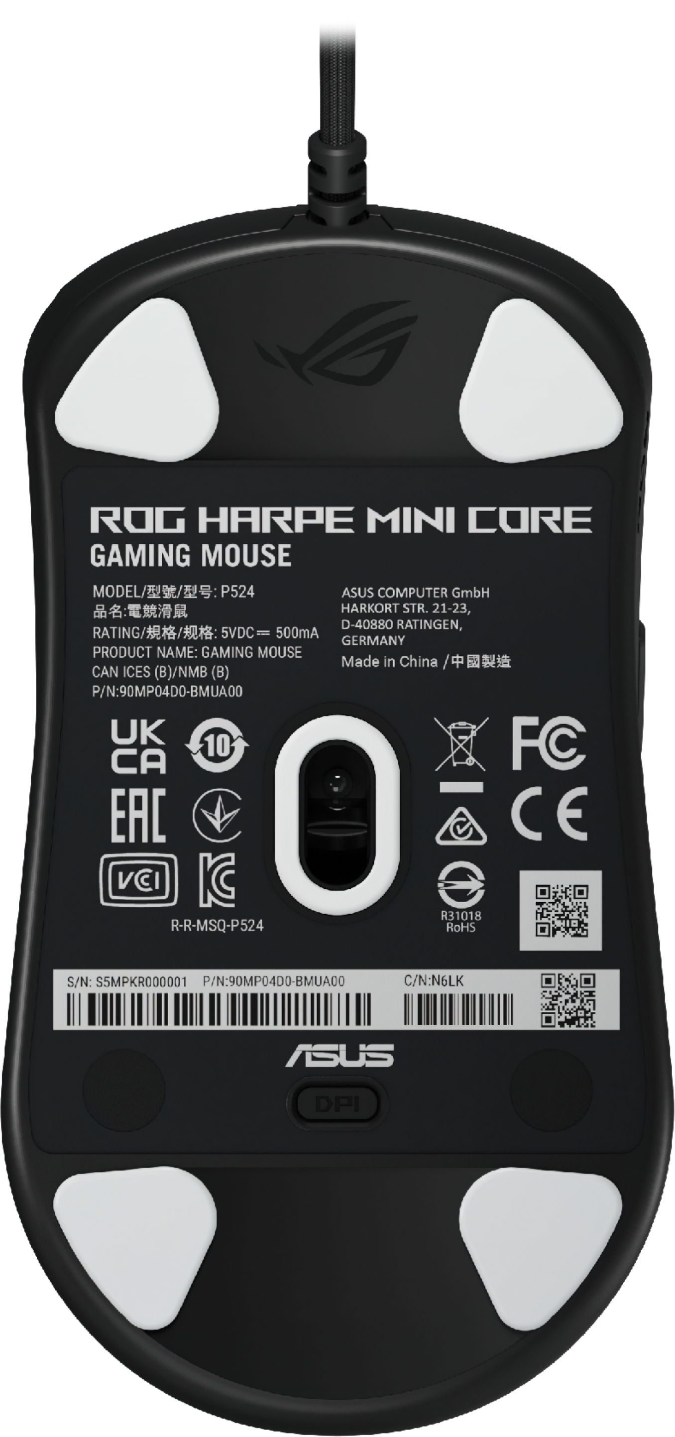 Ігрова миша Asus ROG Harpe Mini Core Black (90MP04D0-BMUA00)фото7