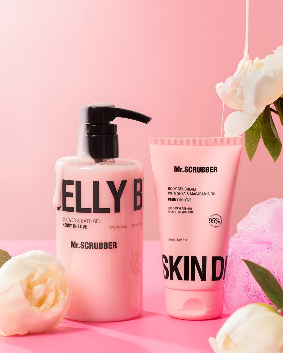 Гель для душу Mr.Scrubber Jelly Bubbles Peony in Love 500 млфото2