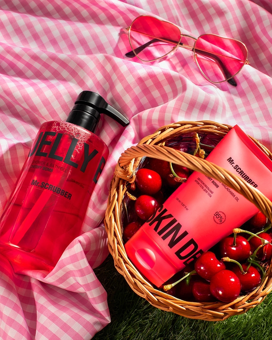 Гель для душу Mr.Scrubber Jelly Bubbles Cherry Bomb 500 млфото2