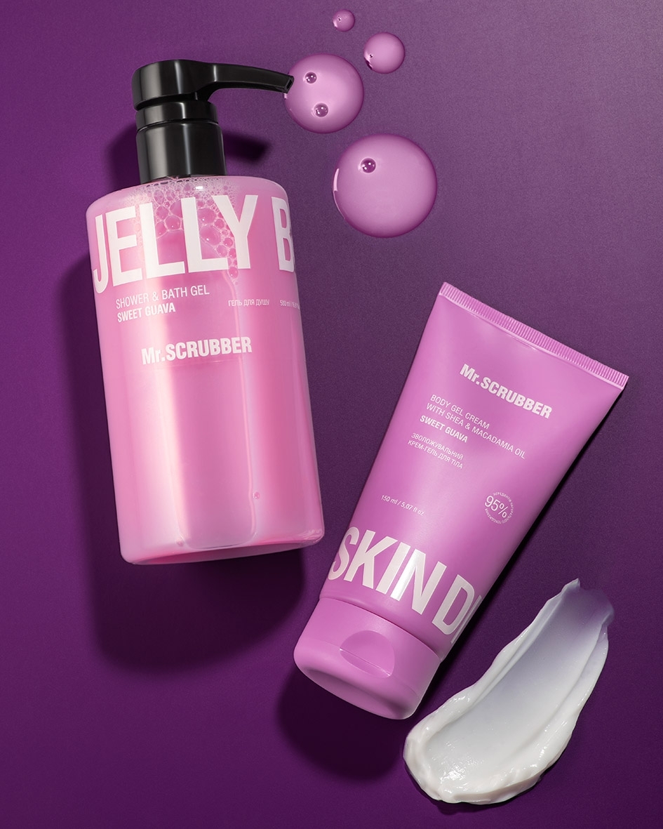 Гель для душа Mr.Scrubber Jelly Bubbles Sweet Guava 500 мл фото 2