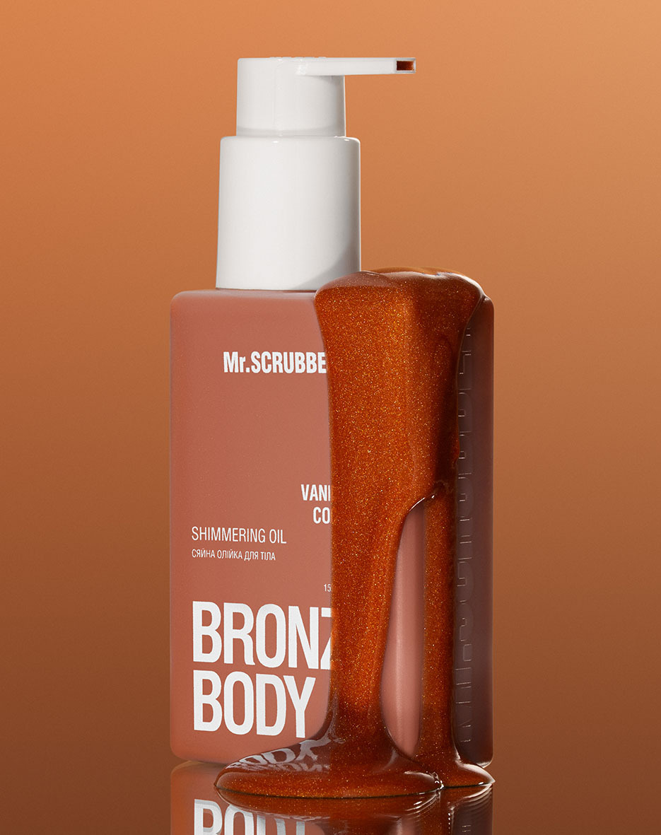 Сияющее масло для тела Mr.Scrubbe Vanilla Coconut Bronze Body 150 мл фото 2