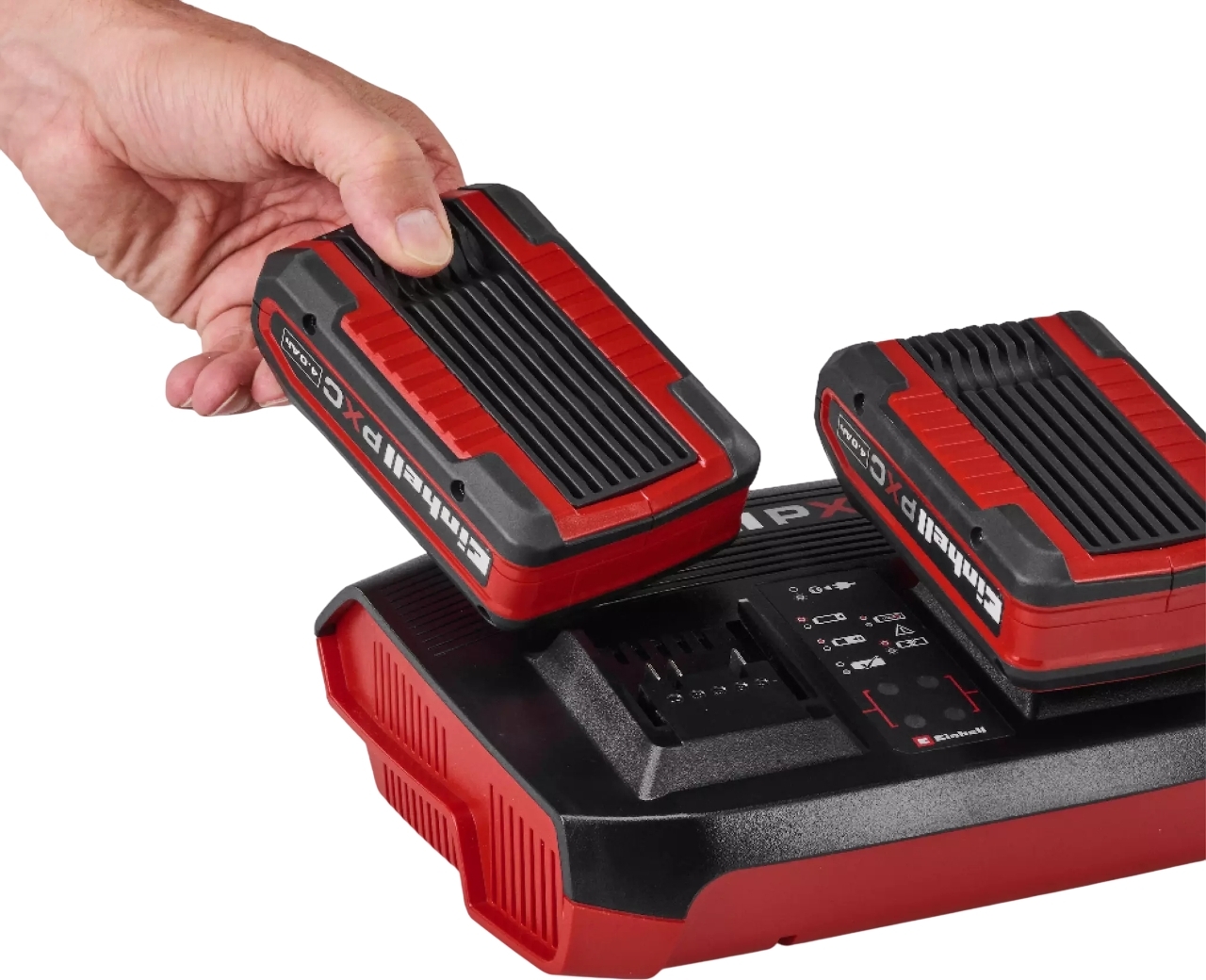 Зарядний пристрій Einhell Power X-Twincharger 2x18В 4А (4512161)фото4