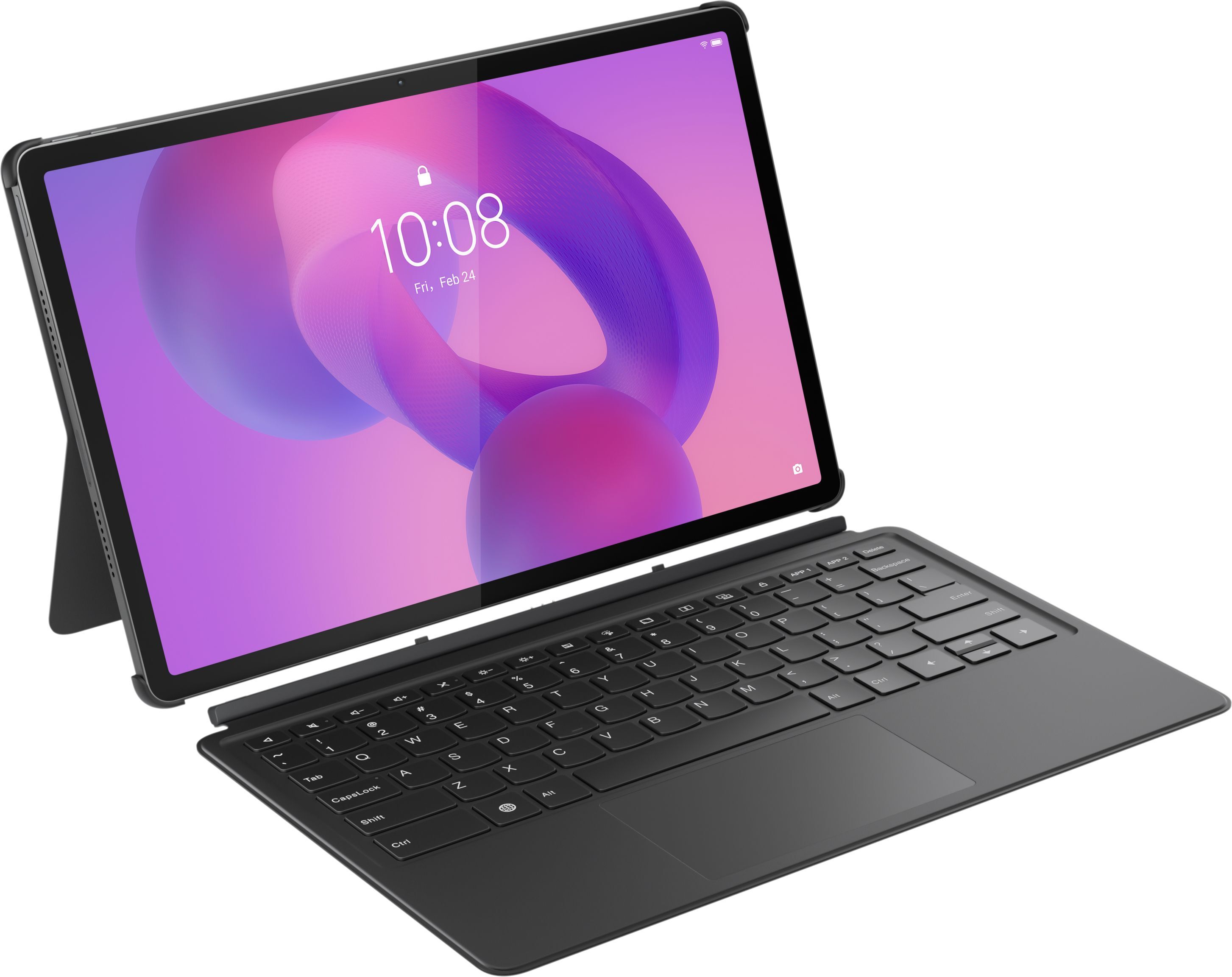 Клавиатура Lenovo Idea Tab Pro KB Pack Grey (US-UA ) Idea Tab Pro KB Pack Grey UA (ZG38C06013) фото 