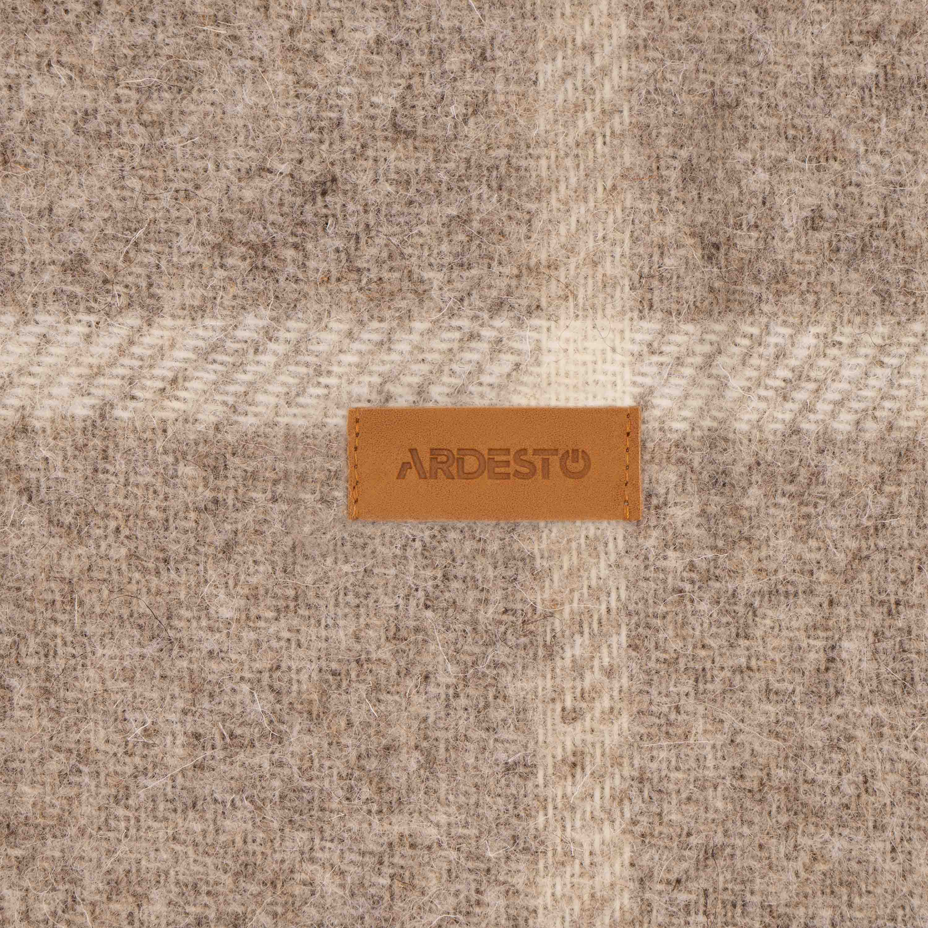 Плед ARDESTO Leonardo Alpina, 140x200 см, 100% шерсть, бежевый (ART0702LM) фото 6