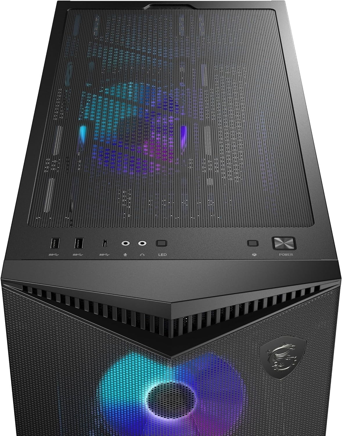 Корпус MSI MPG Gungnir 300R AirFlow без БП Black (MPG GUNGNIR 300R AIRFLOW) фото 