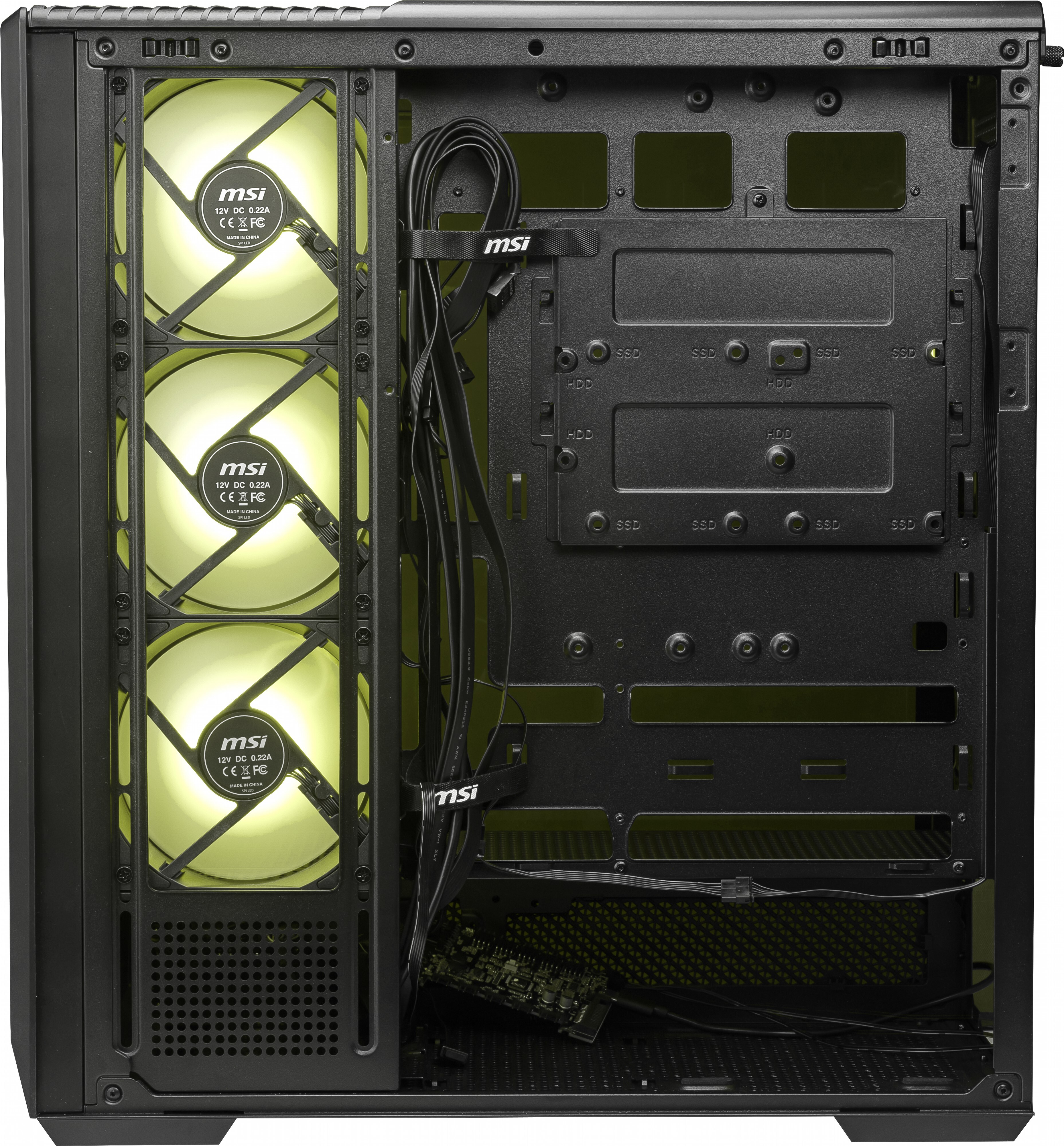 Корпус MSI MAG PANO 130R PZ без БП Black (MAG PANO 130R PZ) фото 