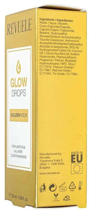 Капли для сияния лица Revuele Золотое время 20 мл фото 3