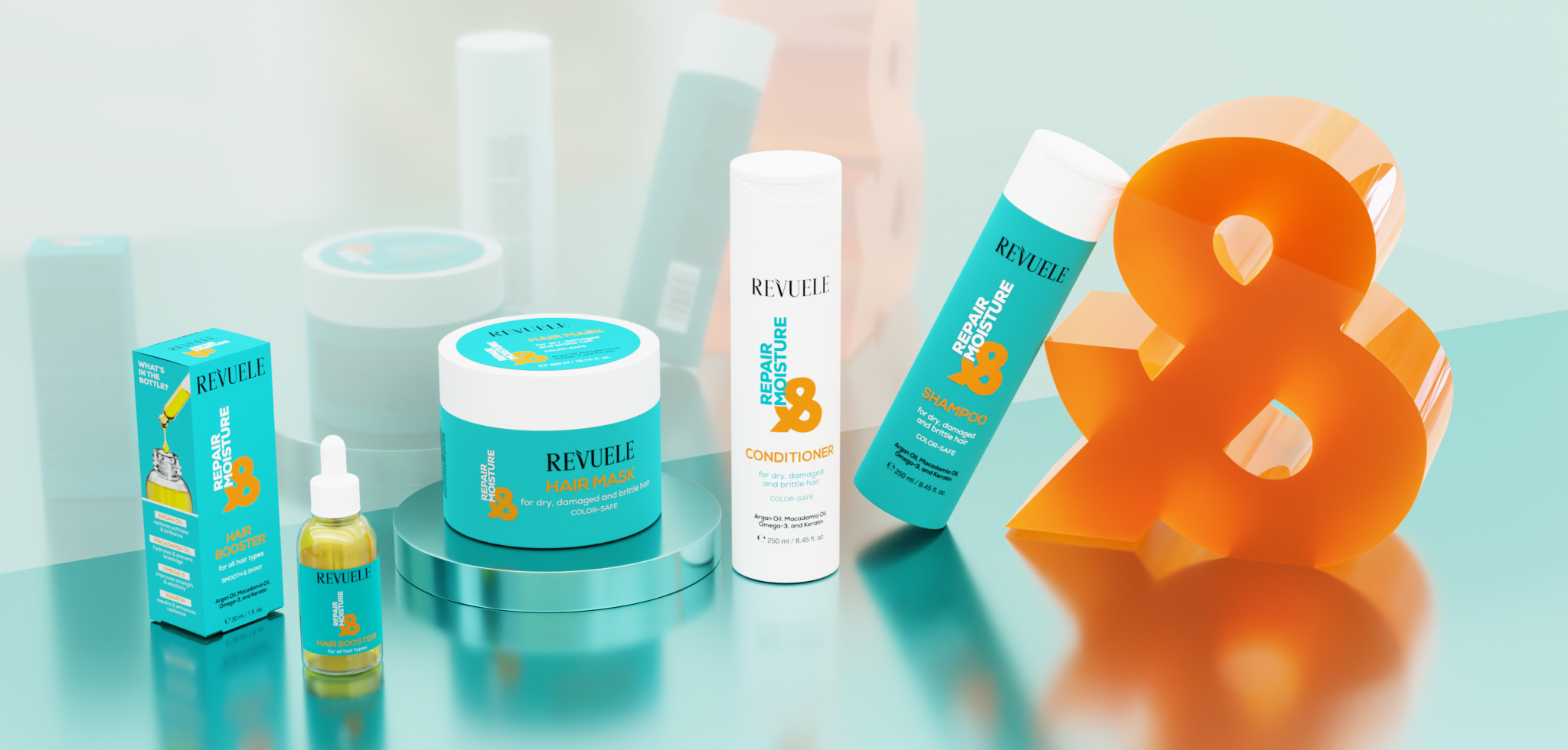 Маска для волос Revuele Repair&amp;Moisture Восстановление и увлажнение 300 мл фото 
