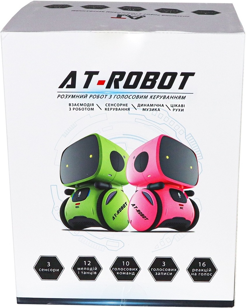 Інтерактивний робот із голосовим керуванням - AT-Robot (рожевий, озвуч.укр.) (AT001-04-UKR)фото12
