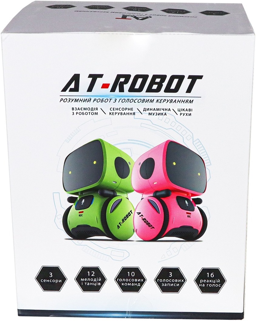 Інтерактивний робот із голосовим керуванням - AT-Robot (синій, озвуч.укр.) (AT001-05-UKR)фото12