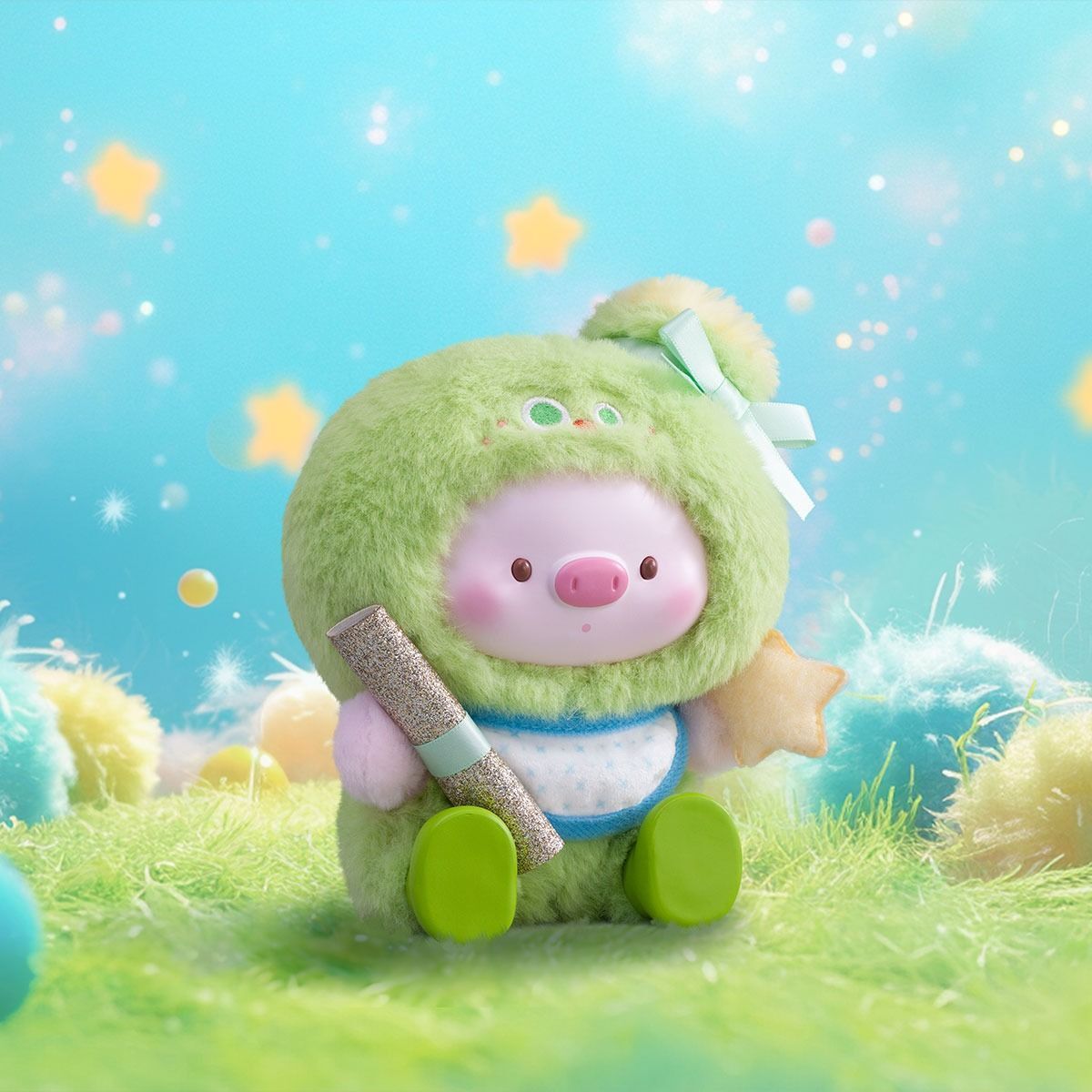 Коллекционная мягкая игрушка-сюрприз с кольцом Pop Top 1983toys серии GeeGeePig - В ожидании чудес (AP17184201900C) фото 10