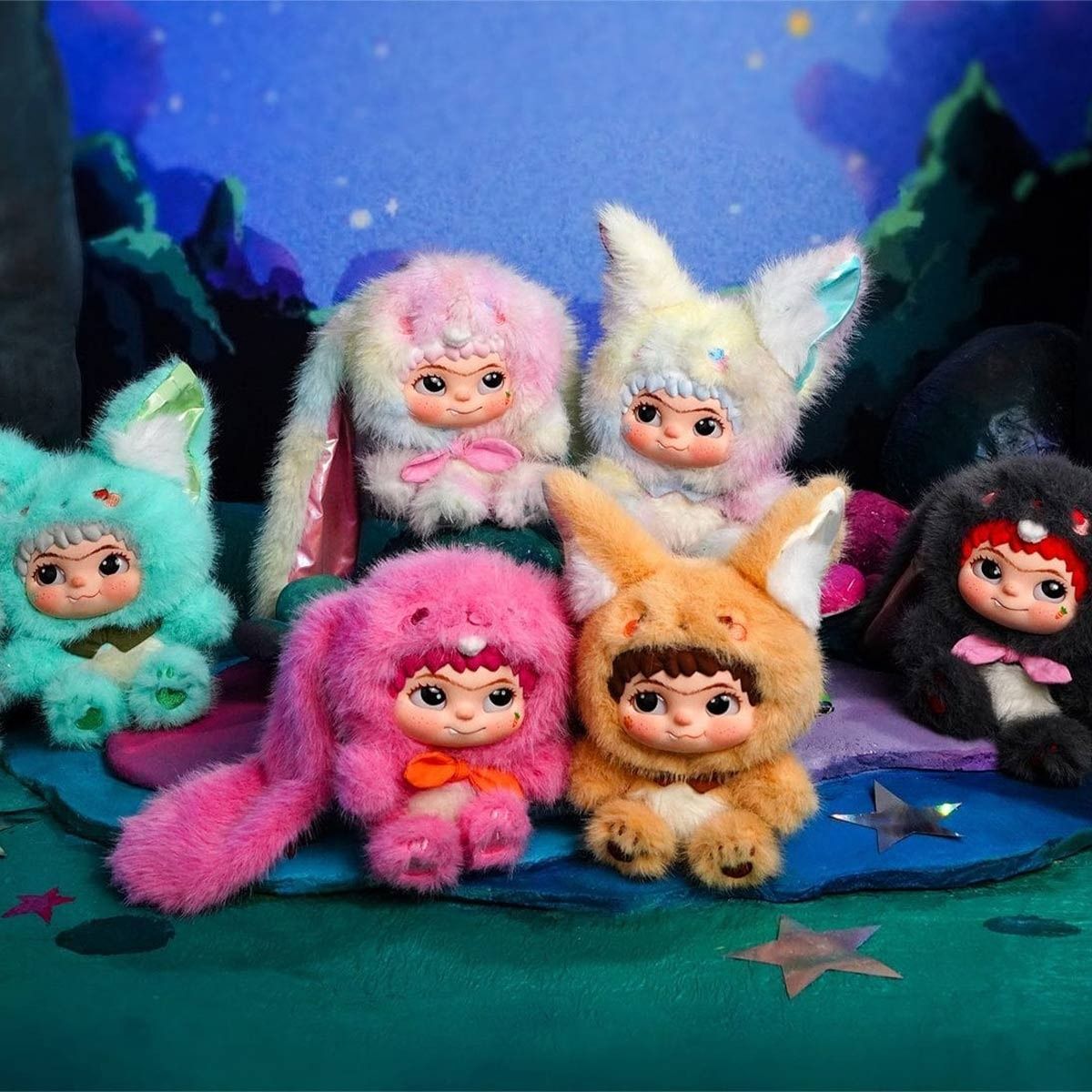 Коллекционная игрушка-сюрприз с кольцом Pop Top Letsvan серии Wakuku - Милые озорники (17WK-0602) фото 