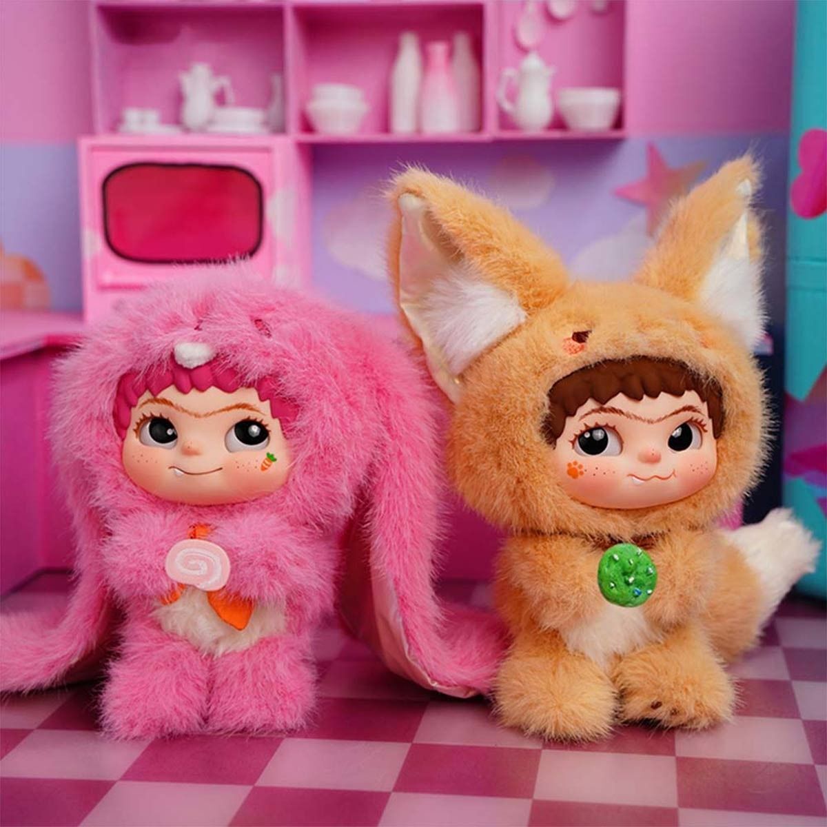 Коллекционная игрушка-сюрприз с кольцом Pop Top Letsvan серии Wakuku - Милые озорники (17WK-0602) фото 