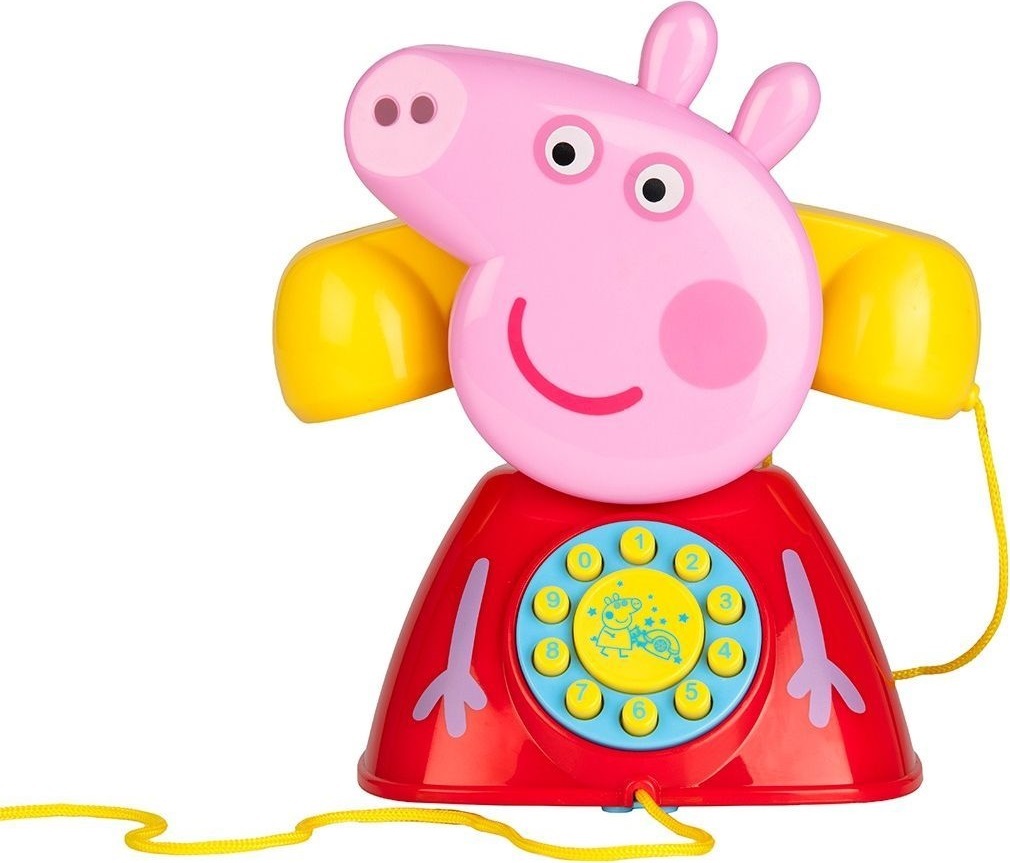 Іграшка-каталка на мотузці Peppa Pig - Телефон Пеппи (1684687)фото2