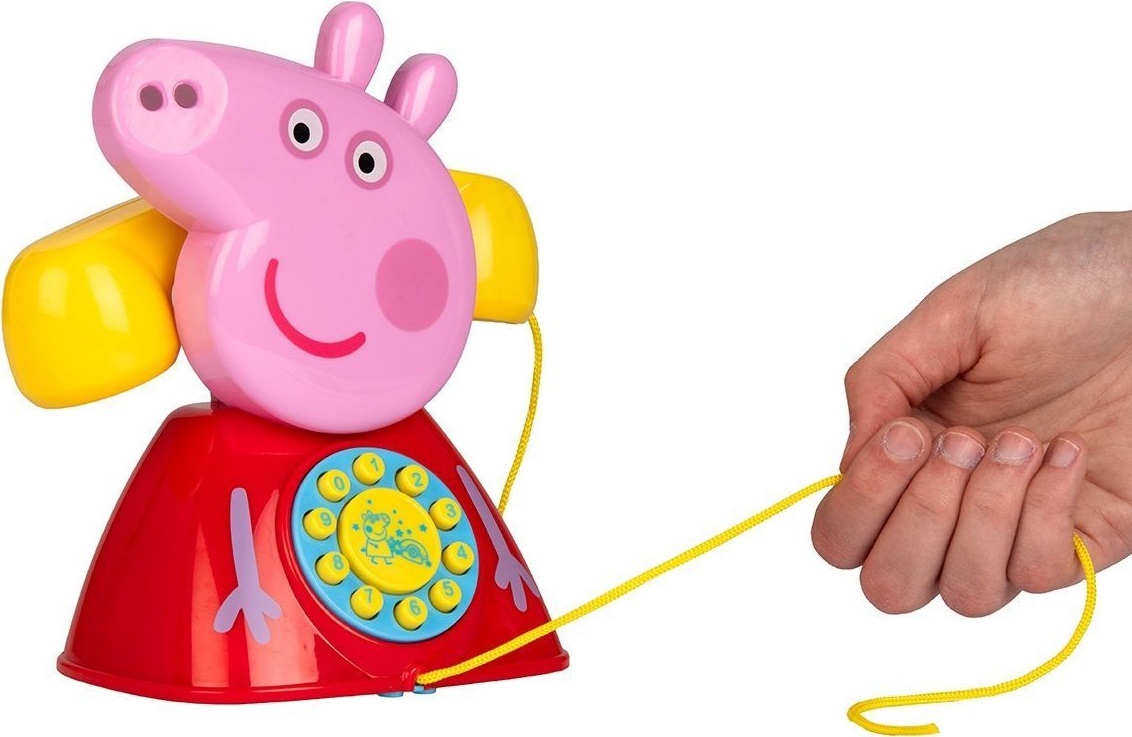 Іграшка-каталка на мотузці Peppa Pig - Телефон Пеппи (1684687)фото4