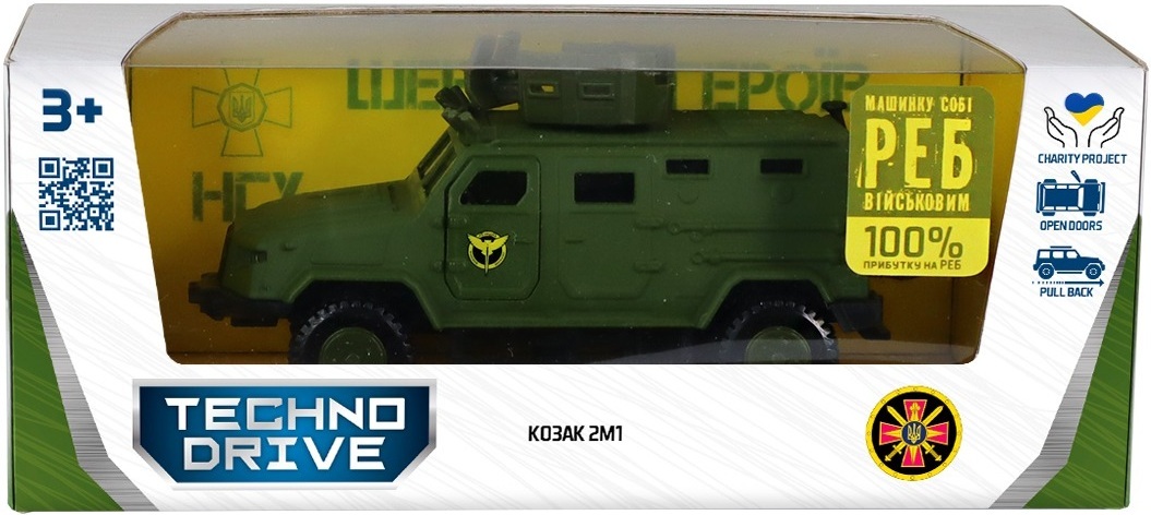 Модель TechnoDrive серії Шеврони Героїв – Козак 2М1 – ГУР МО (KS450-1)фото13