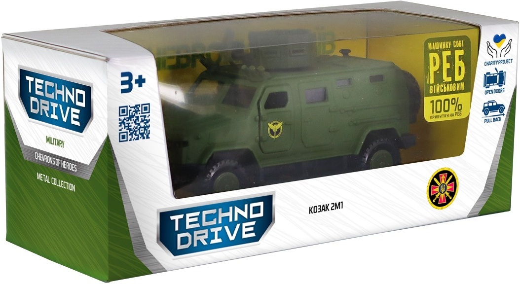 Модель TechnoDrive серії Шеврони Героїв – Козак 2М1 – ГУР МО (KS450-1)фото12