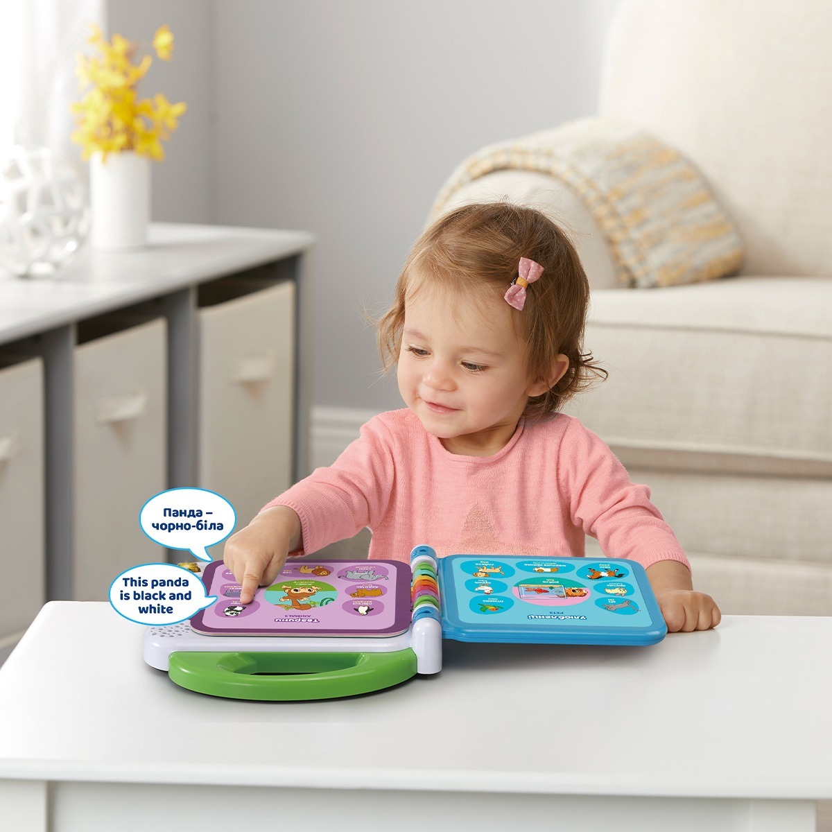 Развивающая игрушка VTech - Англо-украинский словарик - 100 слов (английский, украинский) (80-60157 фото 4